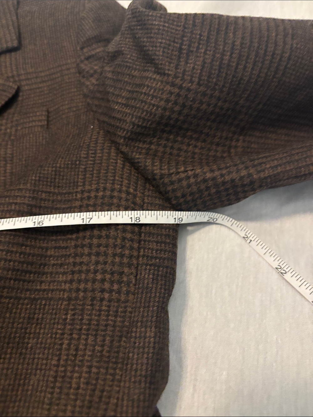 J.Crew Double-Breasted Blazer Wool Blend Chocolate houndstooth plaid SZ 8 NWT - Picture 7 of 12
